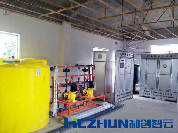 福建塔山自來(lái)水廠兩臺(tái)3000千克次氯酸鈉發(fā)生器